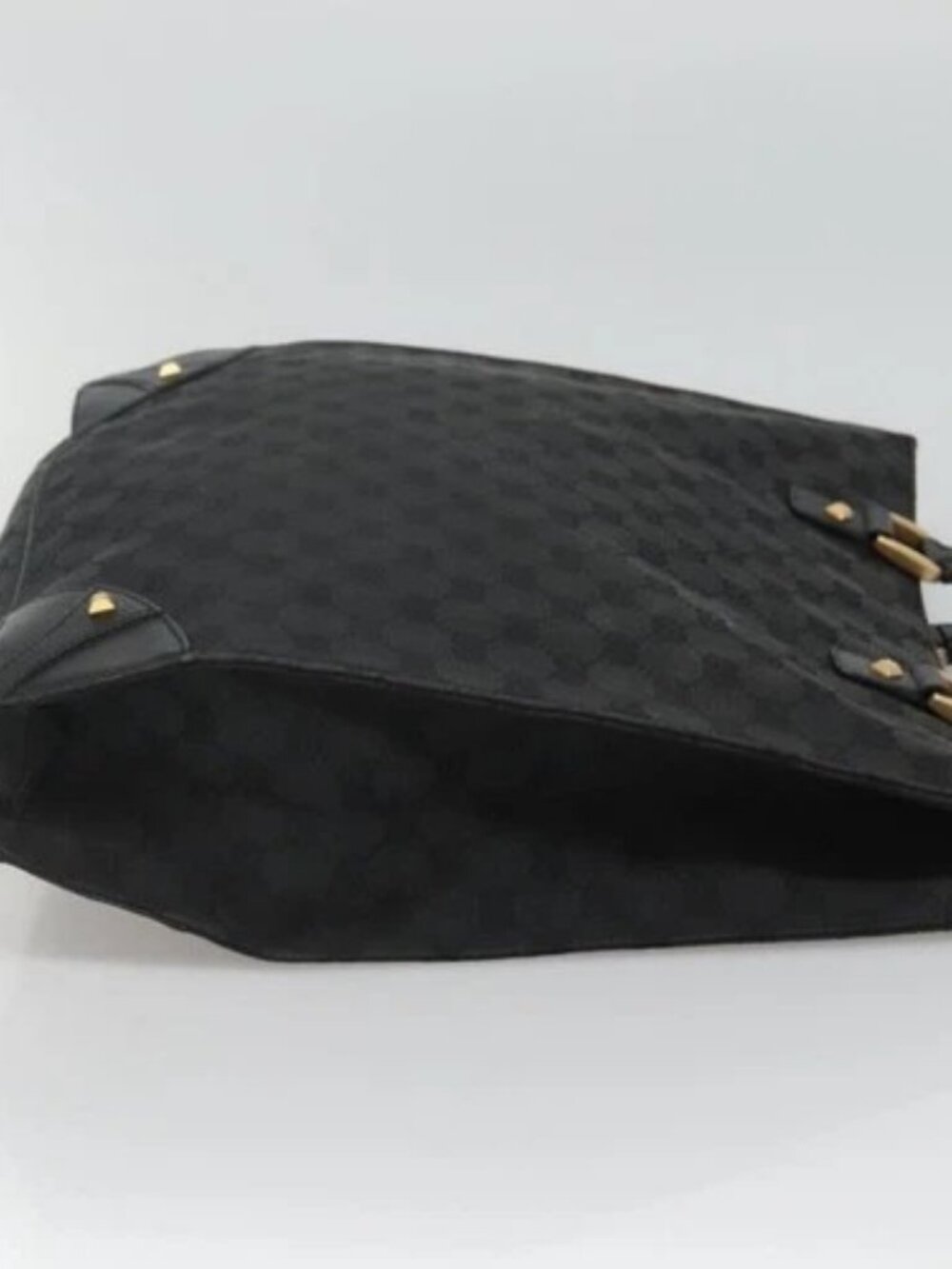 GUCCI GG Canvas Tote Bag Black 120898 Auth nb109 - Picture 4 of 16